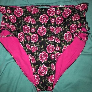 High wasted bikini bottoms